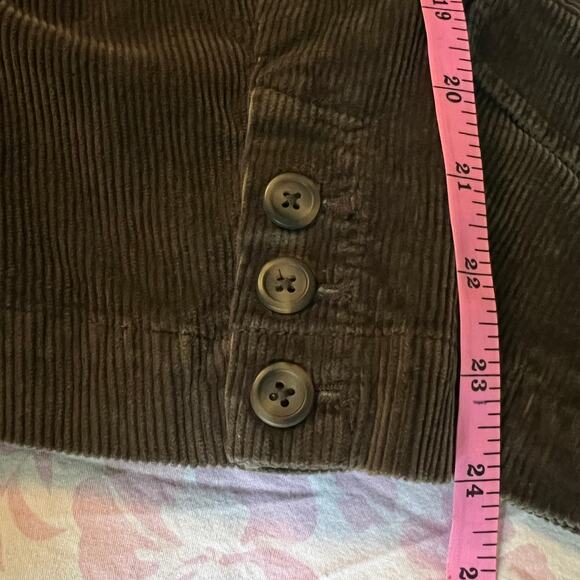 Talbots chocolate brown corduroy blazer jacket classic career preppy pockets - Picture 10 of 10